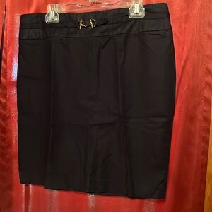 SHARAGANO navy skirt.  Size 14